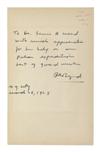 BYRD, RICHARD E. Skyward. Signed and Inscribed, on a front blank: